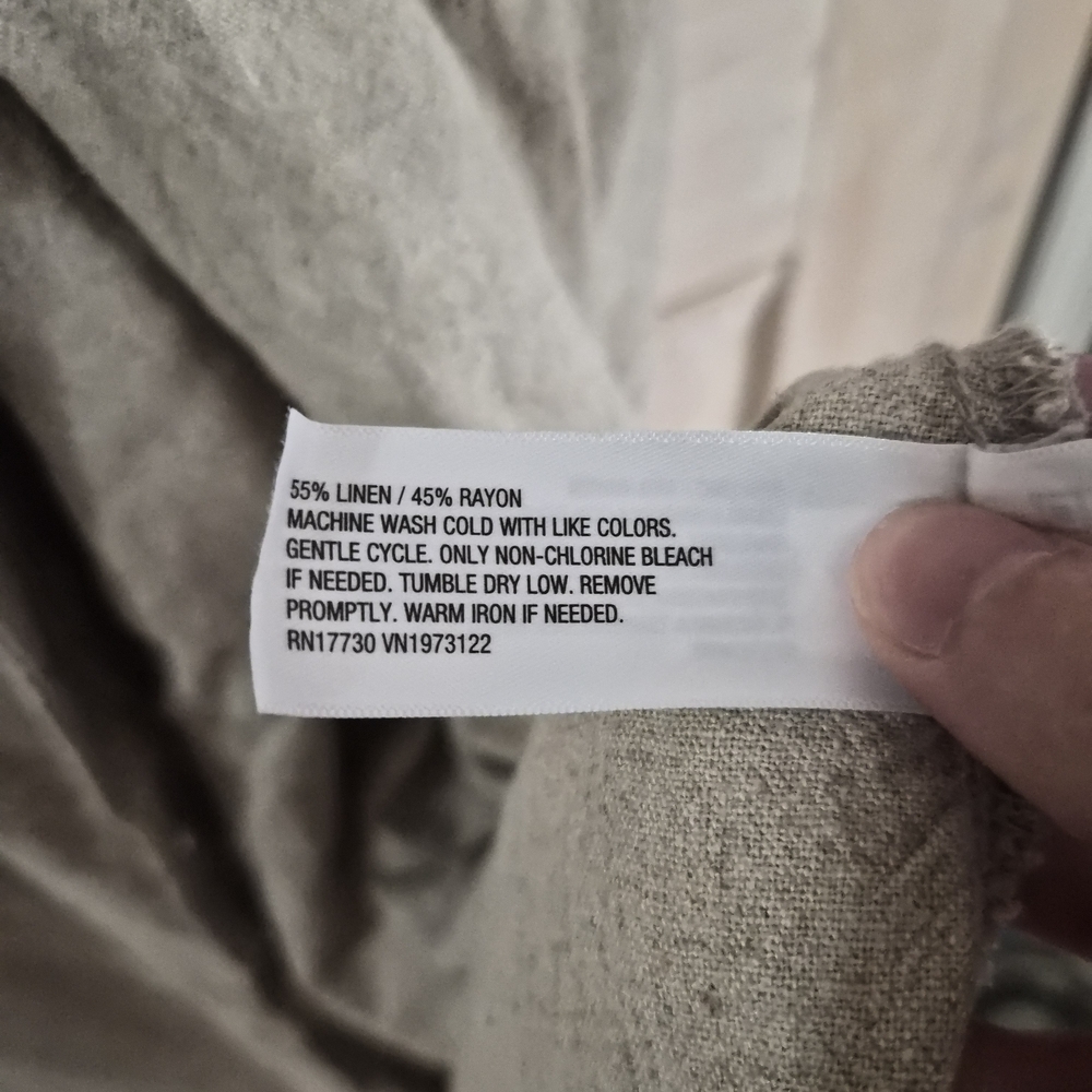 Universal Thread Beige Button-Front Midi Dress - image 4